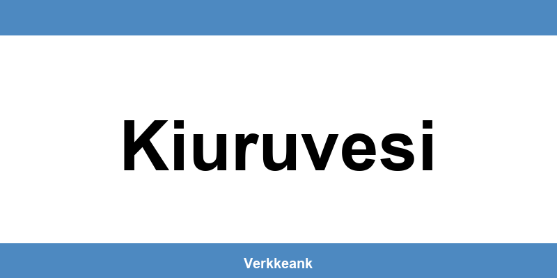 Nordea Kiuruvesi aukioloajat ja yhteystiedot