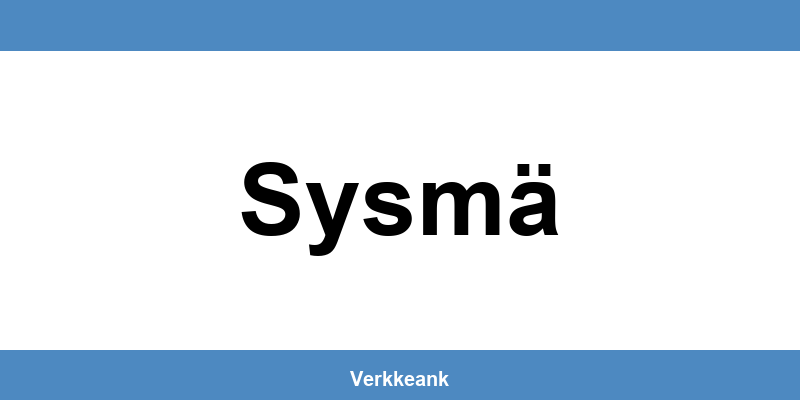 Nordea Sysmä aukioloajat ja yhteystiedot