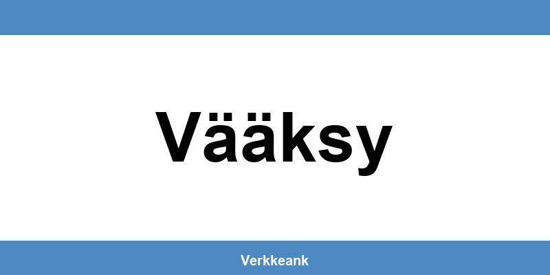 Nordea Vääksy aukioloajat ja yhteystiedot