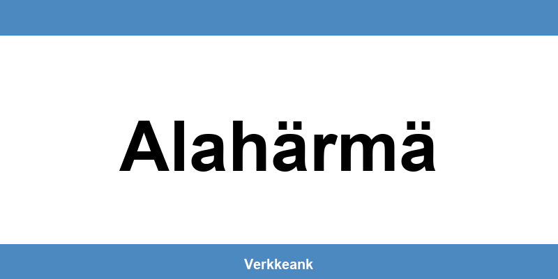 Nordea Alahärmä aukioloajat ja yhteystiedot