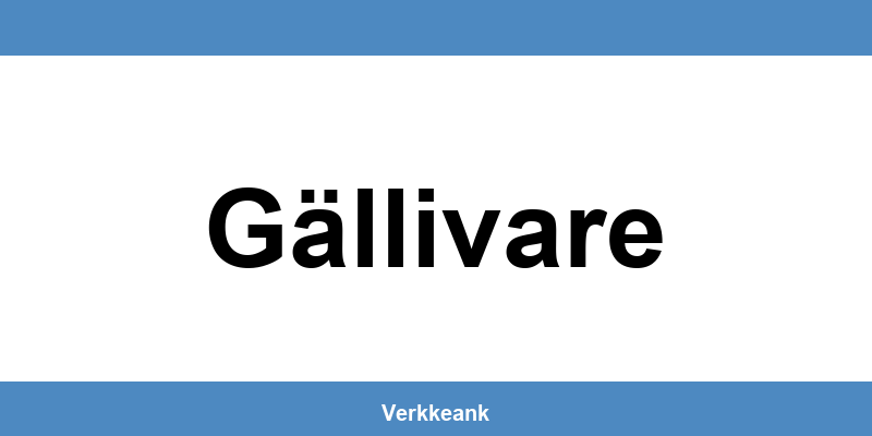Nordea Gällivare aukioloajat ja yhteystiedot